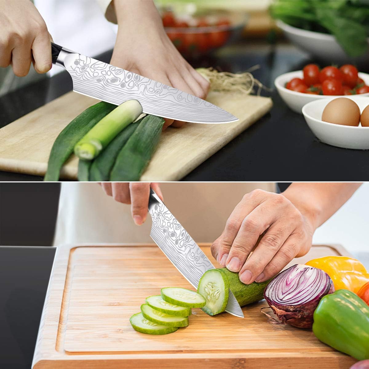 MOSFiATA 8" Super Sharp Professional Chef's Knife