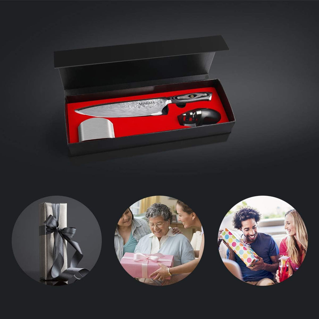 MOSFiATA 8" Super Sharp Professional Chef's Knife