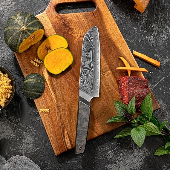 Meisai Damascus Chef Knife Set
