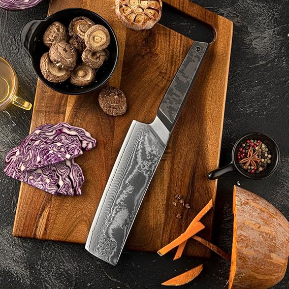 Meisai Damascus Chef Knife Set
