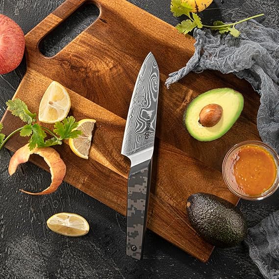 Meisai Damascus Chef Knife Set