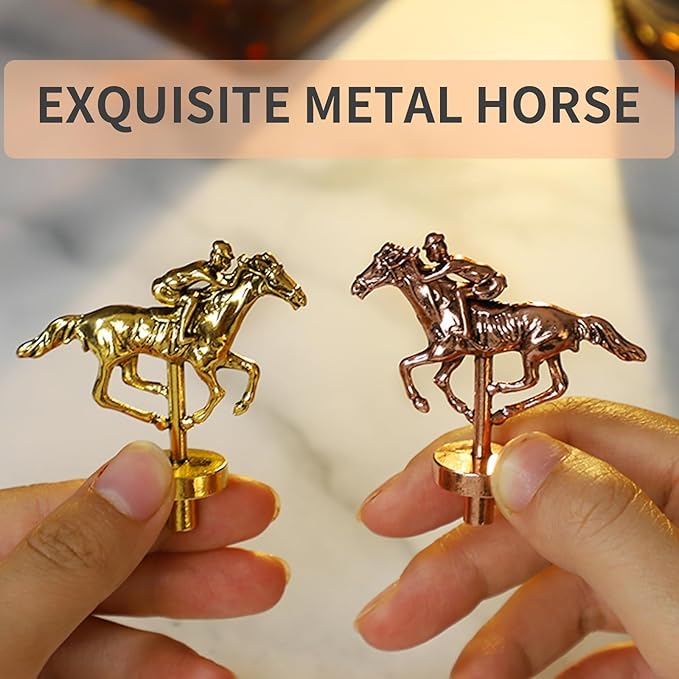 Metal Horse Racing Board Game Card Board Game Finish Line Luxury Edition