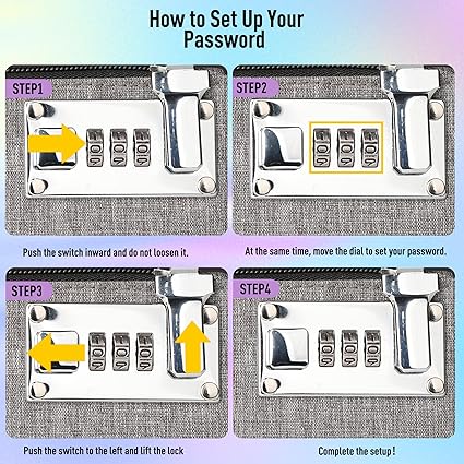 2Pcs Lockable Money Bag - 5x8 Inches Durable Nylon Locking Bank Bag Coin Purse for Cash, Jewelry, Passports, Medicine, Credit Cards and Valuable Storage Cash Pouch (Black & Grey)