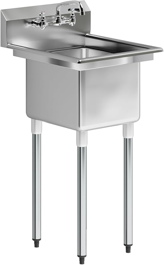 NSF Stainless Steel Commercial Utility Sink