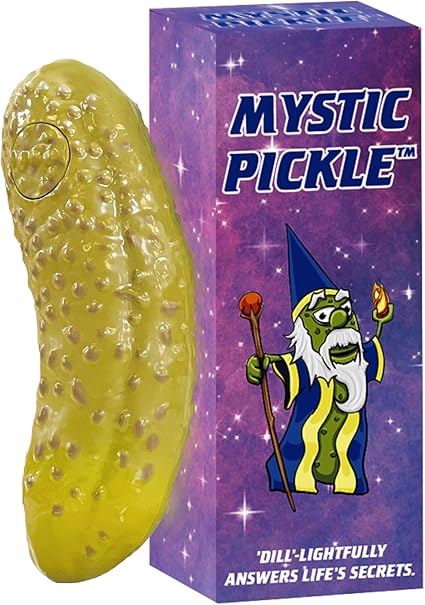 Mystic Pickle - Magic Fortune Teller with 100+ Witty Responses - Unveiling The Briny Secrets of The Universe - Endless Entertainment with Friends, Family,...