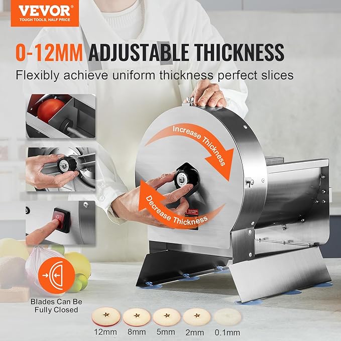 VEVOR Electric Vegetable Slicer
