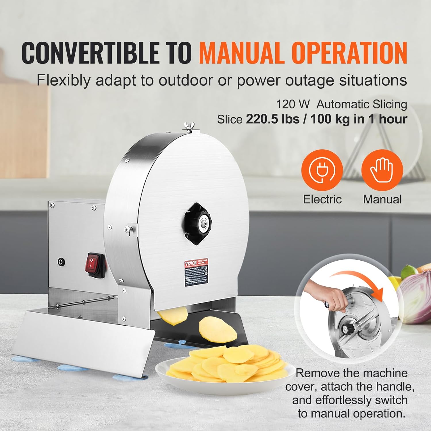 VEVOR Electric Vegetable Slicer