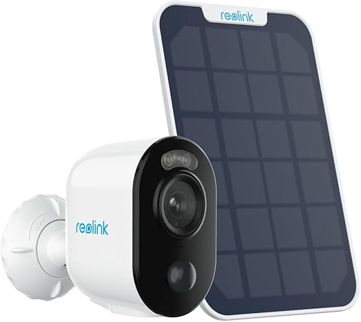 REOLINK 2K 3MP Solar Wireless Security Camera Outdoor, Spotlight Night Vision, 2.4GHz WiFi, Solar/Battery Powered
