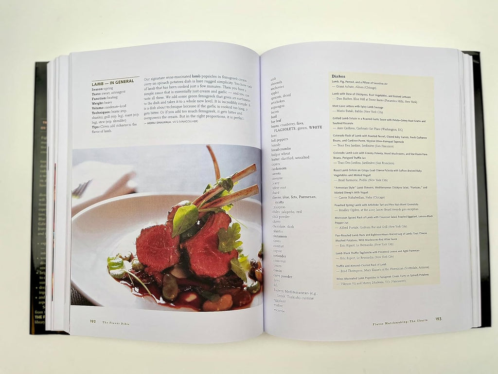 The Flavor Bible: The Essential Guide to Culinary Creativity, Based on the Wisdom of America's Most Imaginative Chefs