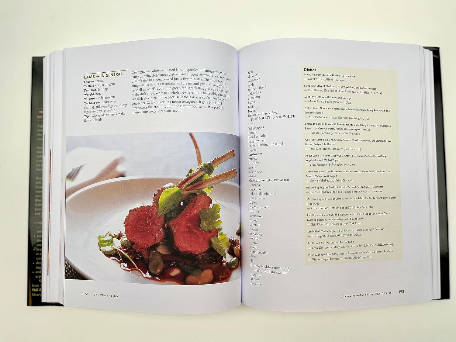 The Flavor Bible: The Essential Guide to Culinary Creativity, Based on the Wisdom of America's Most Imaginative Chefs