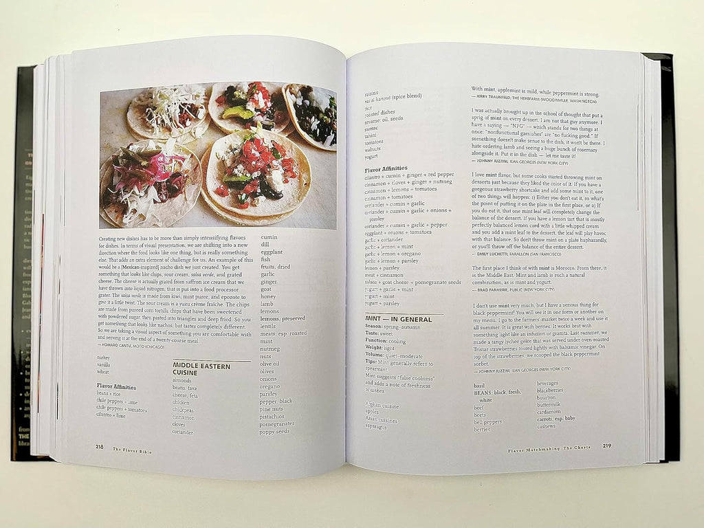 The Flavor Bible: The Essential Guide to Culinary Creativity, Based on the Wisdom of America's Most Imaginative Chefs
