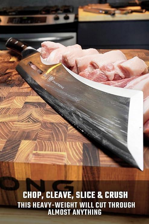 Dalstrong Heavy Duty Butcher Breaking Knife - 14 inch Cleaver Knife