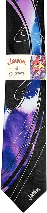 Jerry Garcia Collector's Edition Men's Urban Cat Ghost Artwork Neck Tie