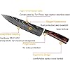 8 Pcs Knife Set, Professional Kitchen Chef Knife Set, Kitchen Knife Set with Sharp High Carbon Stainless Stee