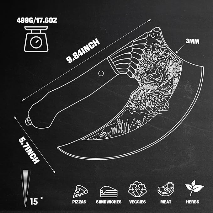 Viking Butcher Cleaver Knife