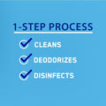 VIREX Diversey CBD540540 All Purpose Disinfectant Cleaner- Kills 99.9% of Germs and Eliminates Odors, Lemon Scent, Ready-to-Use Spray, 32-Ounce (Pack of 4)