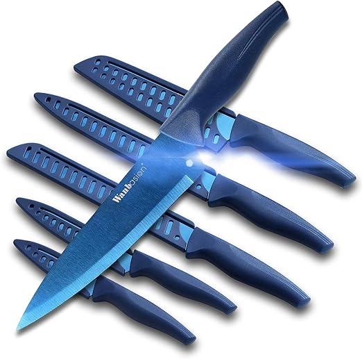 Blue Knife Set