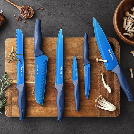 Blue Knife Set