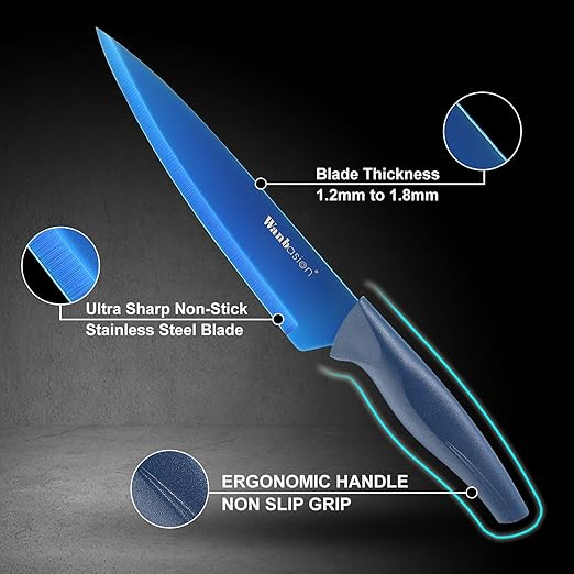 Blue Knife Set