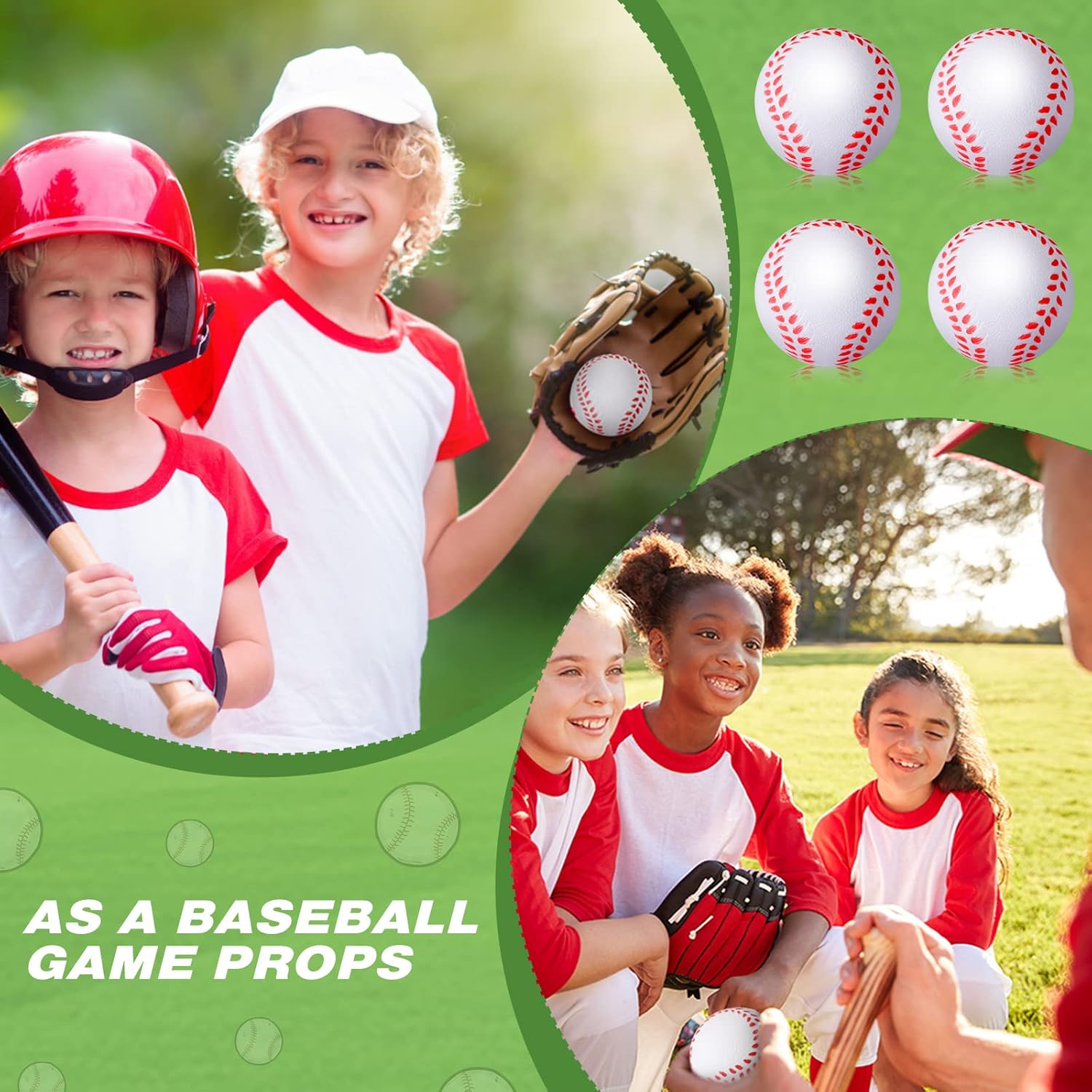 Small Foam Baseballs