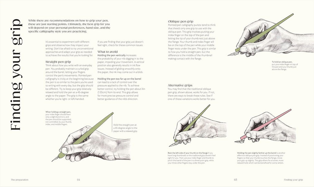 The Calligraphy Book: Pointed Pen Techniques, Inspiration, and Projects