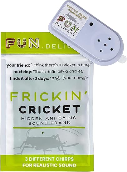 Cricket Noise Maker Prank (3 Pack),Prank Noise Maker,Prank Stuff for Adults,Beeping Prank Irritating Noise Maker, Small Size and Long Battery Life, Suitable for Party, Office, Home, School, Car