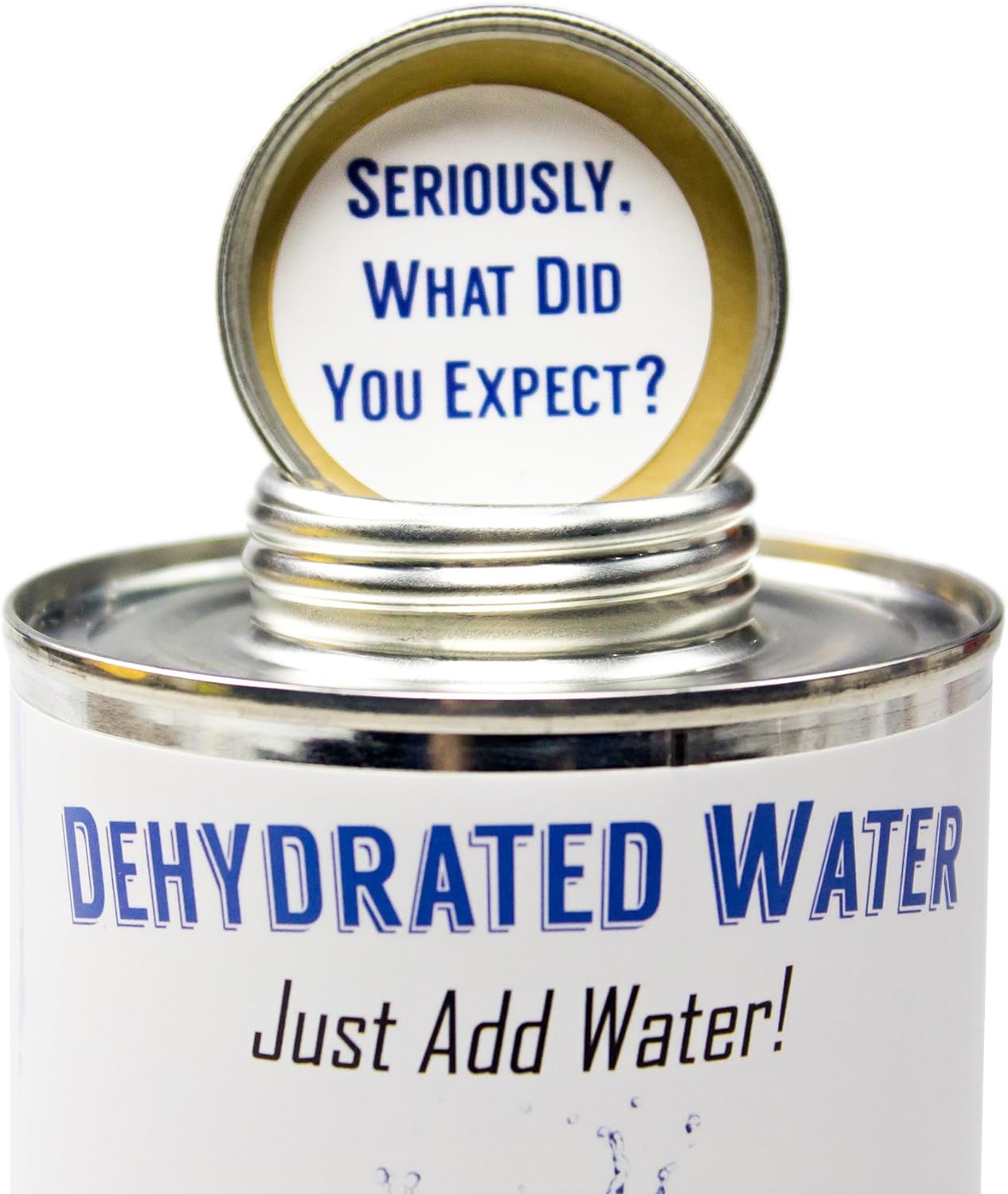 Witty Yeti Dehydrated Water 16oz Can. New Formula! Essential Camping & Survival Supply. Funny Gag Gift & Adult Stocking Stuffer for Men & Women. Hilarious Novelty & Practical Joke.