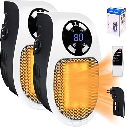 Elon Musk Ultra Air Heater, 2025 Cyber Heater Quiet Portable Heater Sponsored By Elon Musk,Remote Wall Outlet Heater,Home Heater By Elon Musk, Top Heat Plug in Heater (White, 1pc)