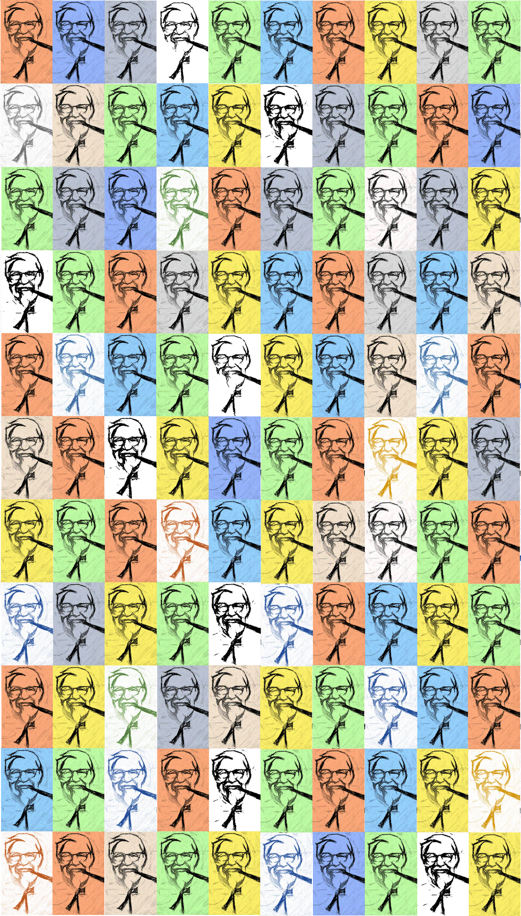 Colonel Saunders Print