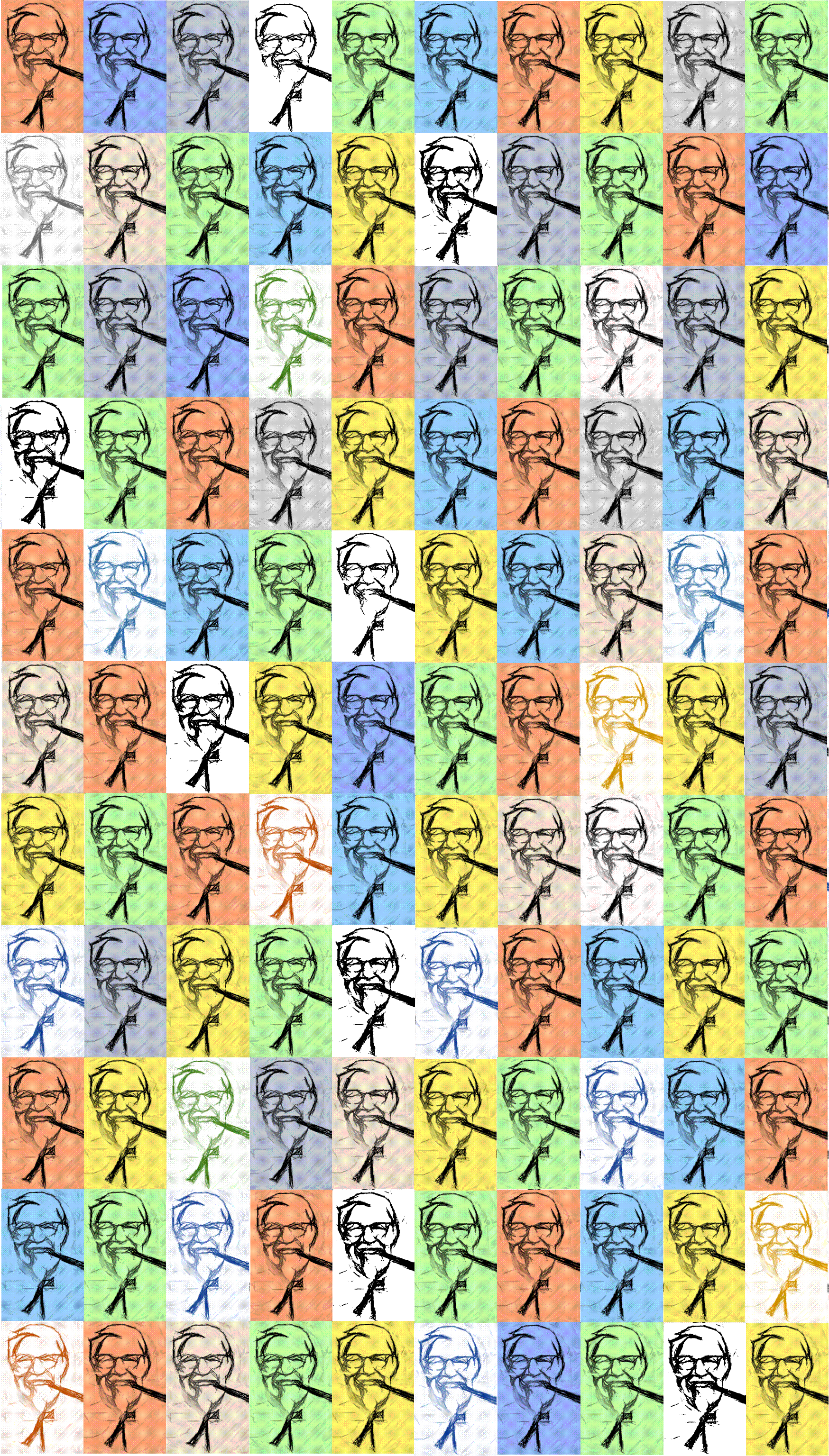 Colonel Saunders Print