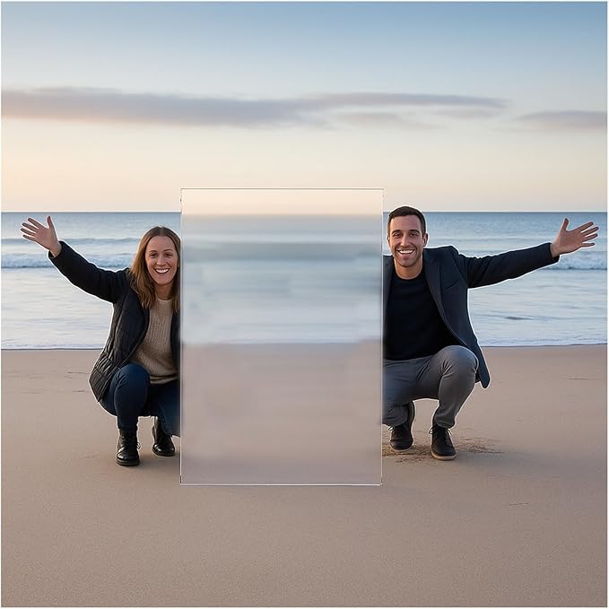 Portable a Real Working Invisibility Shield Lenticular Sheet Optical Illusion Magic Props Invisible Effects Tools Create Amazing 3D Effects & Illusions