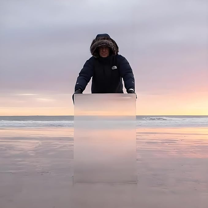 Portable a Real Working Invisibility Shield Lenticular Sheet Optical Illusion Magic Props Invisible Effects Tools Create Amazing 3D Effects & Illusions