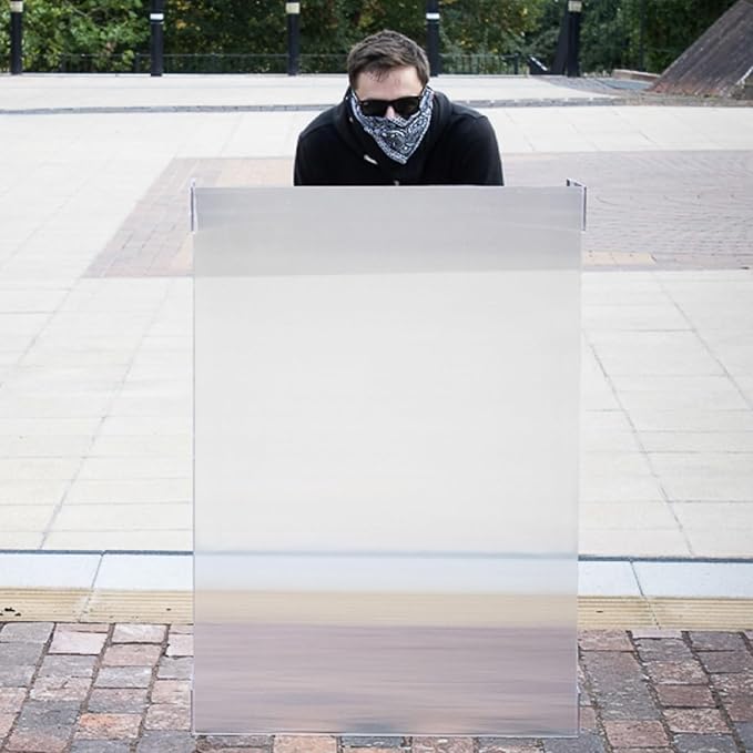 Portable a Real Working Invisibility Shield Lenticular Sheet Optical Illusion Magic Props Invisible Effects Tools Create Amazing 3D Effects & Illusions