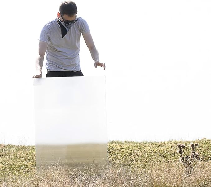 Portable a Real Working Invisibility Shield Lenticular Sheet Optical Illusion Magic Props Invisible Effects Tools Create Amazing 3D Effects & Illusions