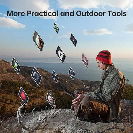 OUKITEL RT3 Rugged Android 13 Tablet - 8 Inch Waterproof-Tablet, 7GB+64GB 1TB Expandable, 5150mAh Battery Industrial Tablet PC, 16+8MP Camera, IP68&IP69K Tablet, Dual SIM/5G WiFi/BT5.3/OTG/NFC-Orange