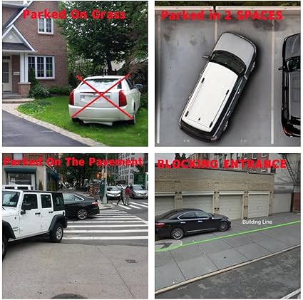 Bad Parking Cards, 50Pcs You Parked Like An Idiot Cards, 3.5"x2" Learn to Park Cards with Multi Reasons for Bad Parking, Funny Car Accessories...