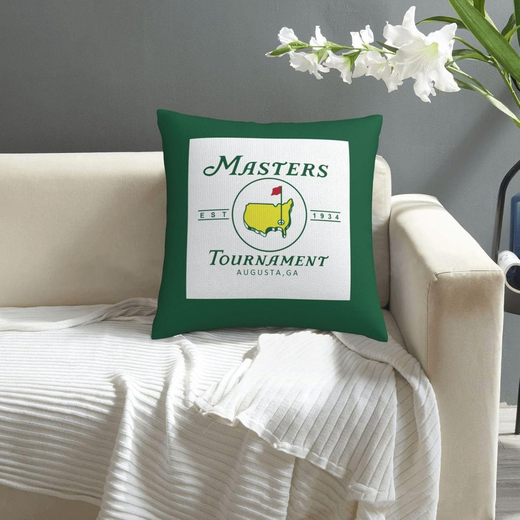 Golf Tournament Pillow Cases Square Decor Car Bed Bedroom Sofa Soft 18"X 18"Inch Polyester Throw Pillow Covers