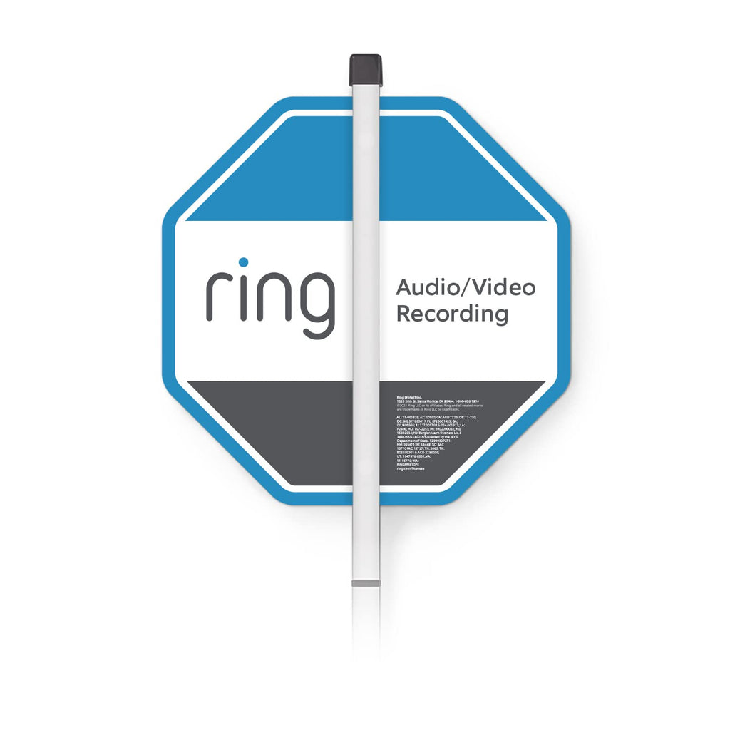 Ring Security Yard Sign