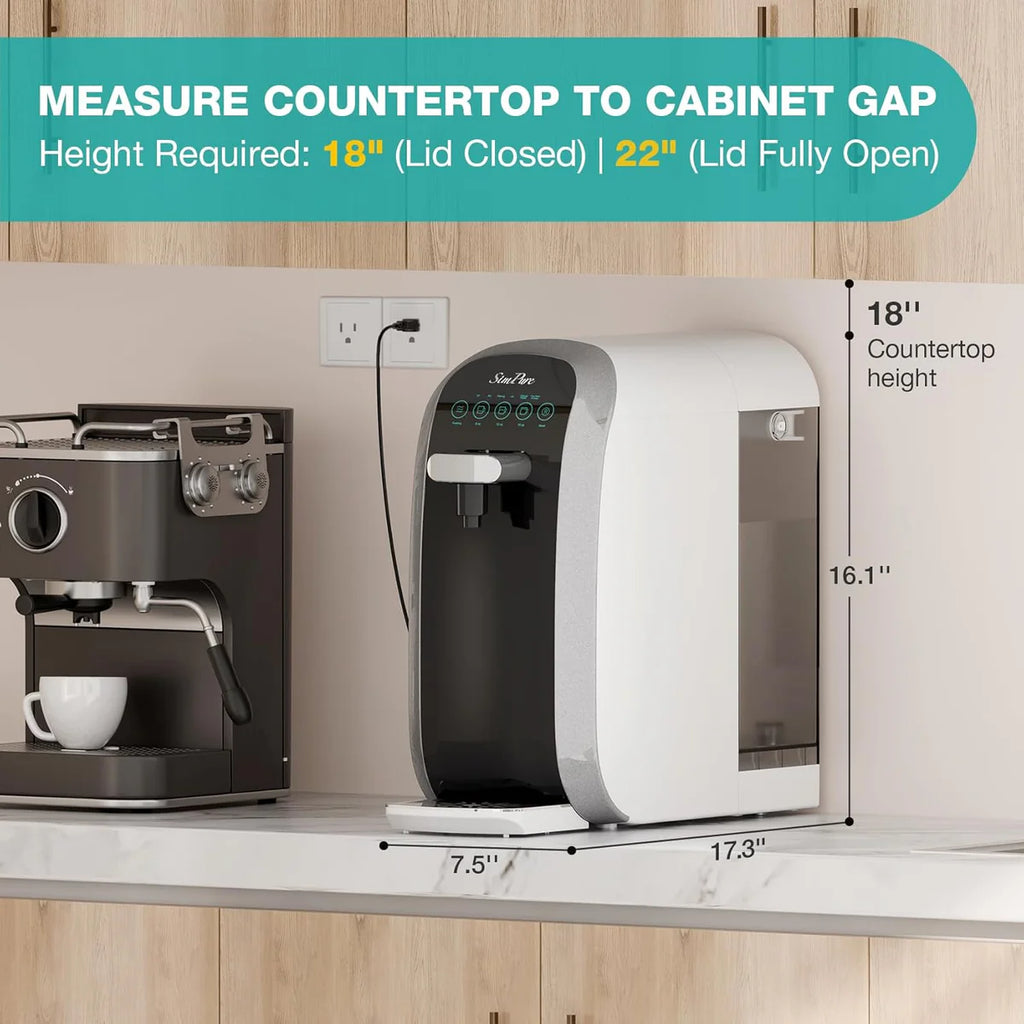 SimPure Y7P-BW 5-Stage Countertop RO Water Filtration System