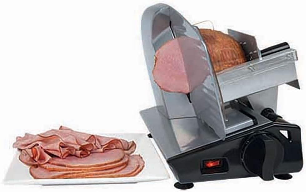 NESCO Stainless Steel Food Slicer Adjustable Thickness, 8.7",Silver