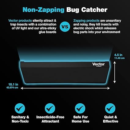 Catch Master Vector Optima Light Trap, UV Light Fly Traps