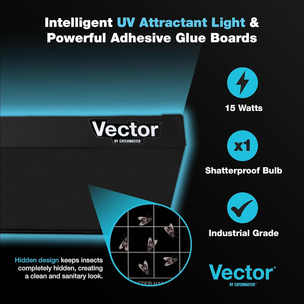 Catch Master Vector Optima Light Trap, UV Light Fly Traps